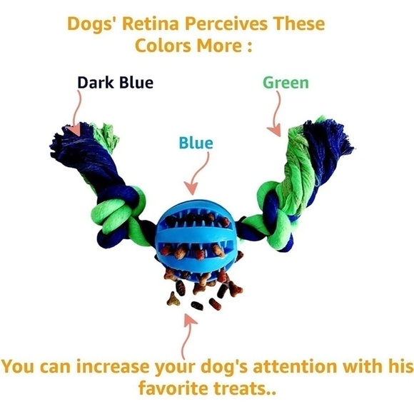 Brand New 3-Piece Dog Chew & Rope Toys Set for Aggressive Chewers Bacon Teething - Picture 8 of 9